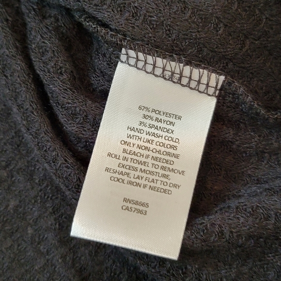 Caslon Oversized Thin Thermal Comfy Sweater Could Hang Off One Shoulder - Picture 6 of 6